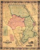 Harford County 1858 Wall Map 44x54